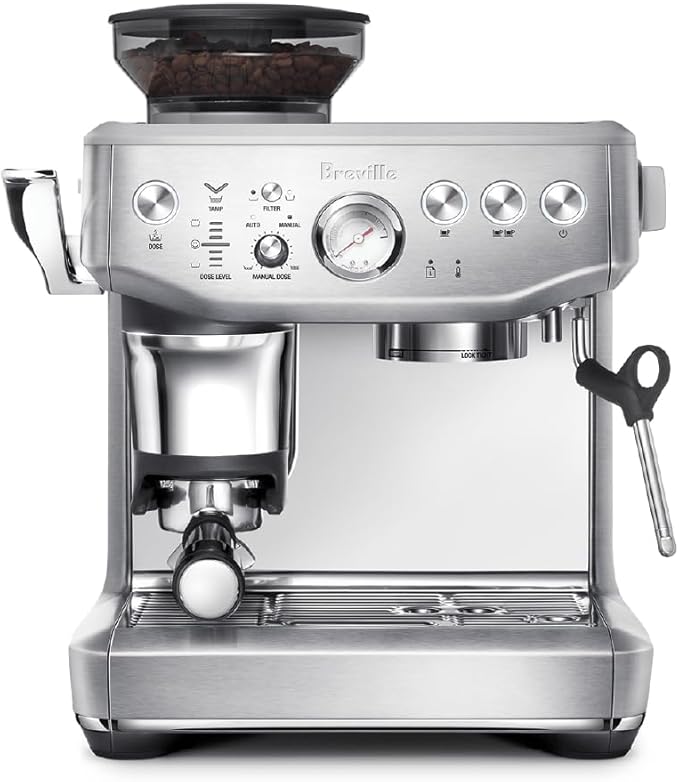 Breville Barista Express Impress Espresso Machine BES876BSS