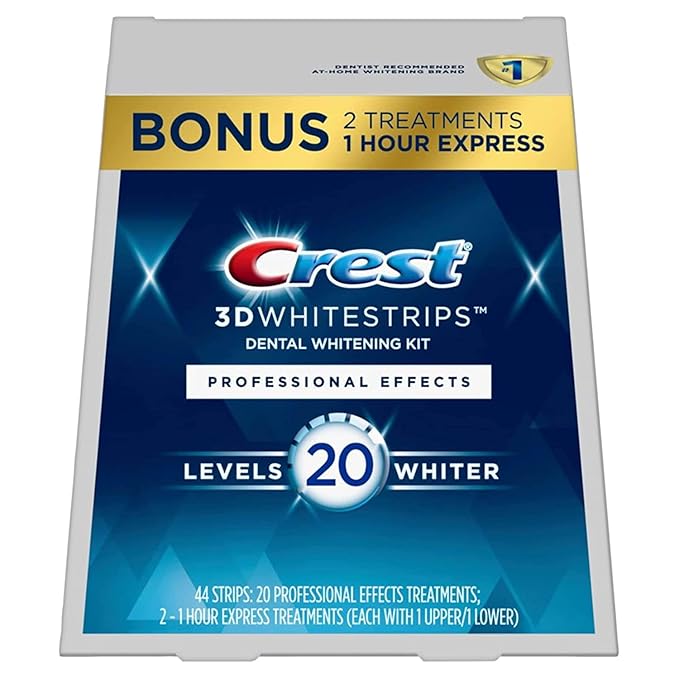 44 Strips (22 Count Pack) , Crest 3D Whitestrips Professional Effects