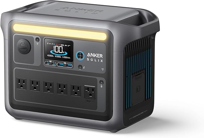 Anker SOLIX C1000 Portable Power Station, for Home Backup, Power Outages, and Outdoor Camping