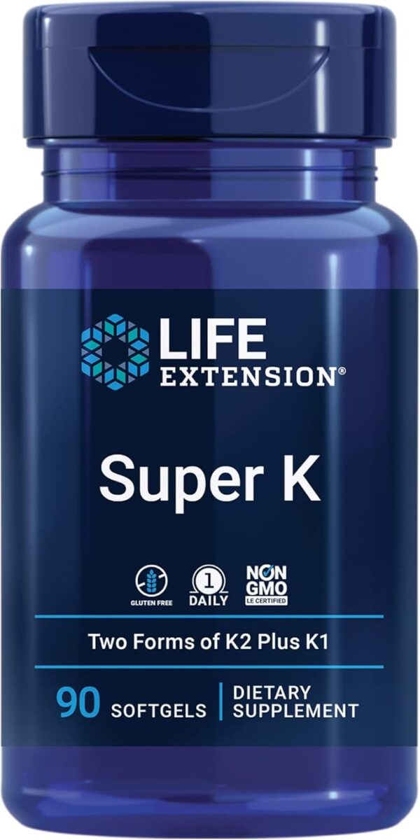 90 softgels Life Extension Super K