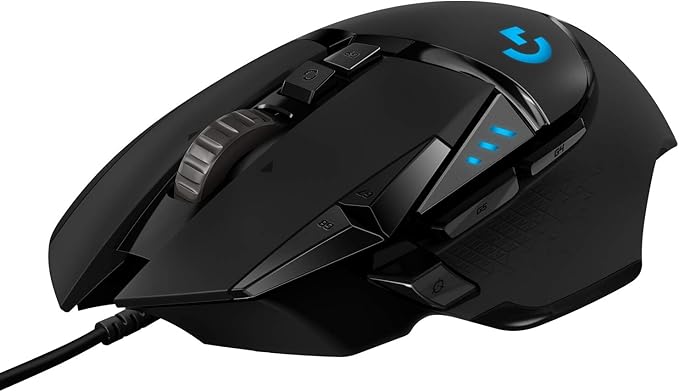 Logitech G502 HERO High Performance Wired Gaming Mouse, HERO 25K Sensor, 25,600 DPI