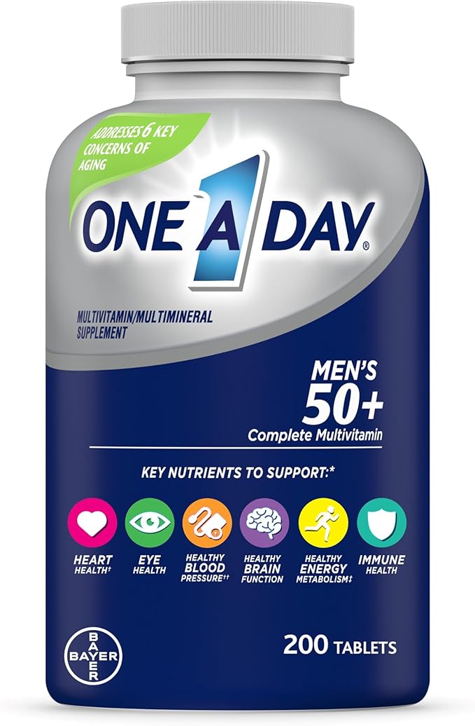 200 count One A Day Men’s 50+ Healthy Advantage Multivitamin