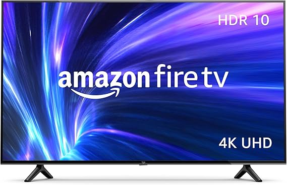 Amazon Fire TV 55″ 4-Series 4K UHD smart TV with Fire TV Alexa Voice Remote, stream live TV without cable