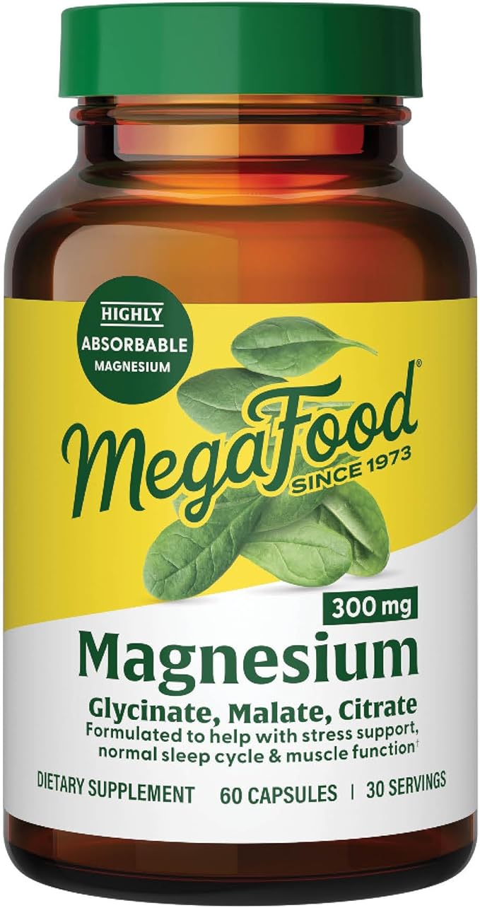 60 count MegaFood Magnesium 300 mg