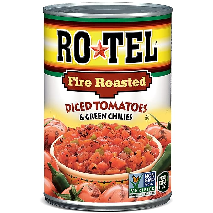 10 oz ROTEL Fire Roasted Diced Tomatoes and Green Chilies