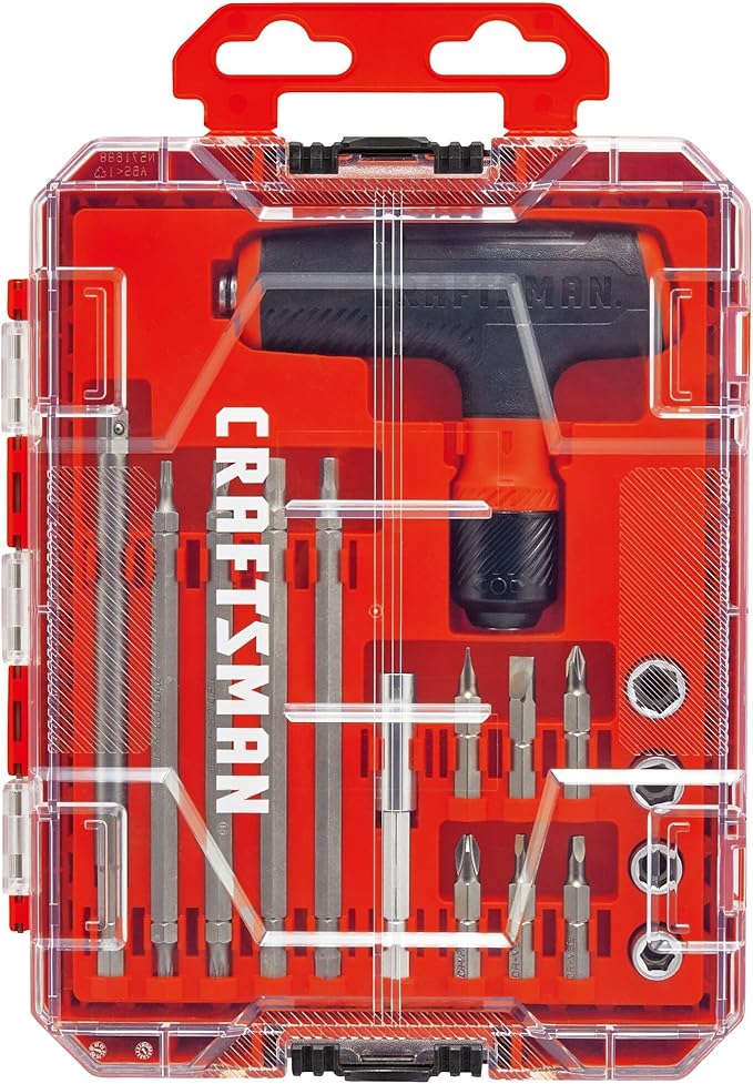 20 Piece CRAFTSMAN Ratcheting Wrench Set, T-Handle