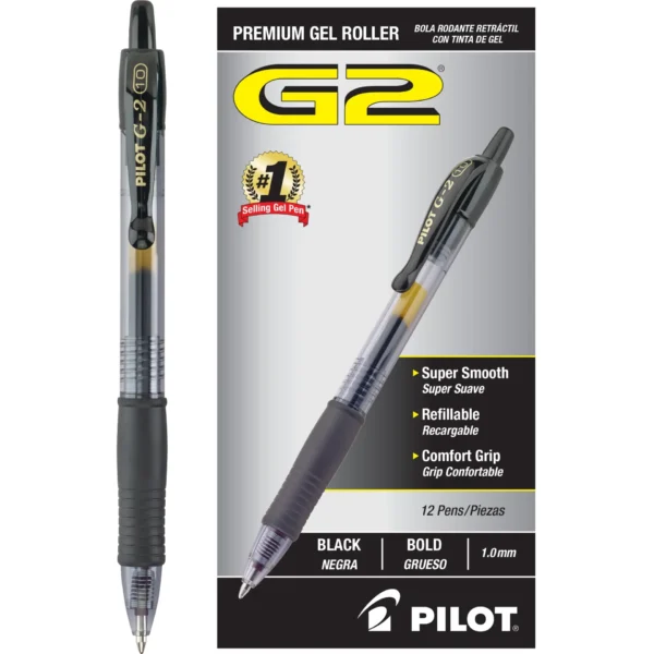 Pilot, G2 Premium Gel Roller Pens, Bold Point 1 mm